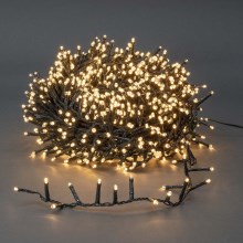Guirlande de Noël d'extérieur LED 1800xLED/7 fonctions 39m IP44 blanc chaud