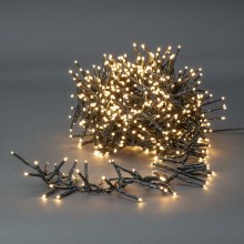 Guirlande de Noël d'extérieur LED 576xLED/7 fonctions 7,2m IP44 blanc chaud