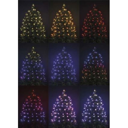 Guirlande de noël d'extérieur LED RGB 96xLED/72 modes 13m IP44 + télécommande