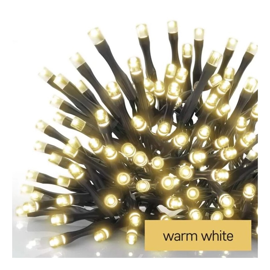 Guirlande de Noël extérieure 100xLED/10m IP44 blanc chaud