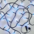 Guirlande de Noël extérieure 100xLED/10m IP44 bleu