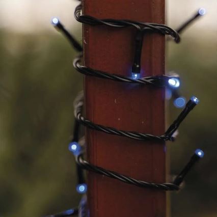 Guirlande de Noël extérieure 100xLED/10m IP44 bleu