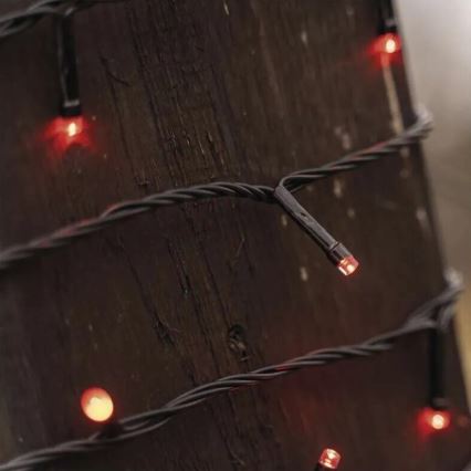 Guirlande de Noël extérieure 100xLED/10m IP44 rouge