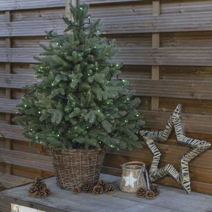 Guirlande de Noël extérieure 100xLED/10m IP44 vert
