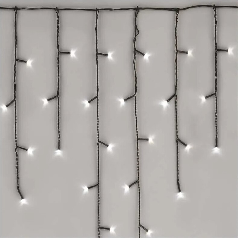 Guirlande de Noël extérieure 100xLED/2,5x0,9m IP44 blanc froid