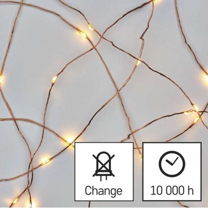 Guirlande de noël extérieure 150xLED/20m IP44 blanc chaud