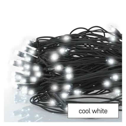 Guirlande de Noël extérieure 160xLED/2x1,5m IP44 blanc froid