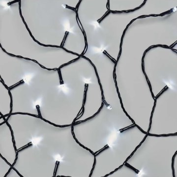 Guirlande de Noël extérieure 40xLED/3xAA 3,3m IP44 blanc froid