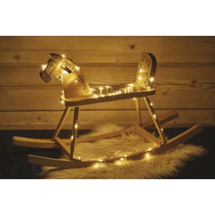 Guirlande de noël extérieure 40xLED/9m IP44 blanc chaud