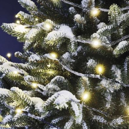 Guirlande de Noël extérieure 50xLED/5m IP44 blanc chaud