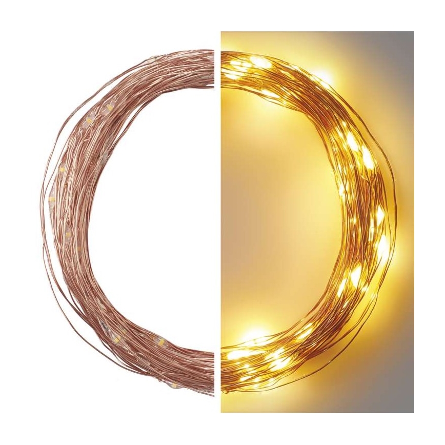 Guirlande de Noël extérieure LED 100xLED/15m IP44 blanc chaud