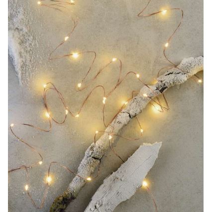 Guirlande de Noël extérieure LED 100xLED/15m IP44 blanc chaud