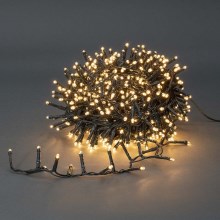 Guirlande de Noël extérieure LED 700xLED/7 fonctions 17m IP44 blanc chaud