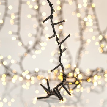 Guirlande de Noël extérieure LED SNAKE 800 LED 19,1 m IP44 blanc chaud