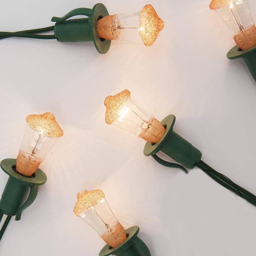 Guirlande de noël LANTERN 12xE10/10,7m blanc chaud - fabriqué en Europe