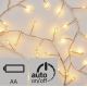Guirlande de Noël LED 100xLED 2,7m blanc chaud
