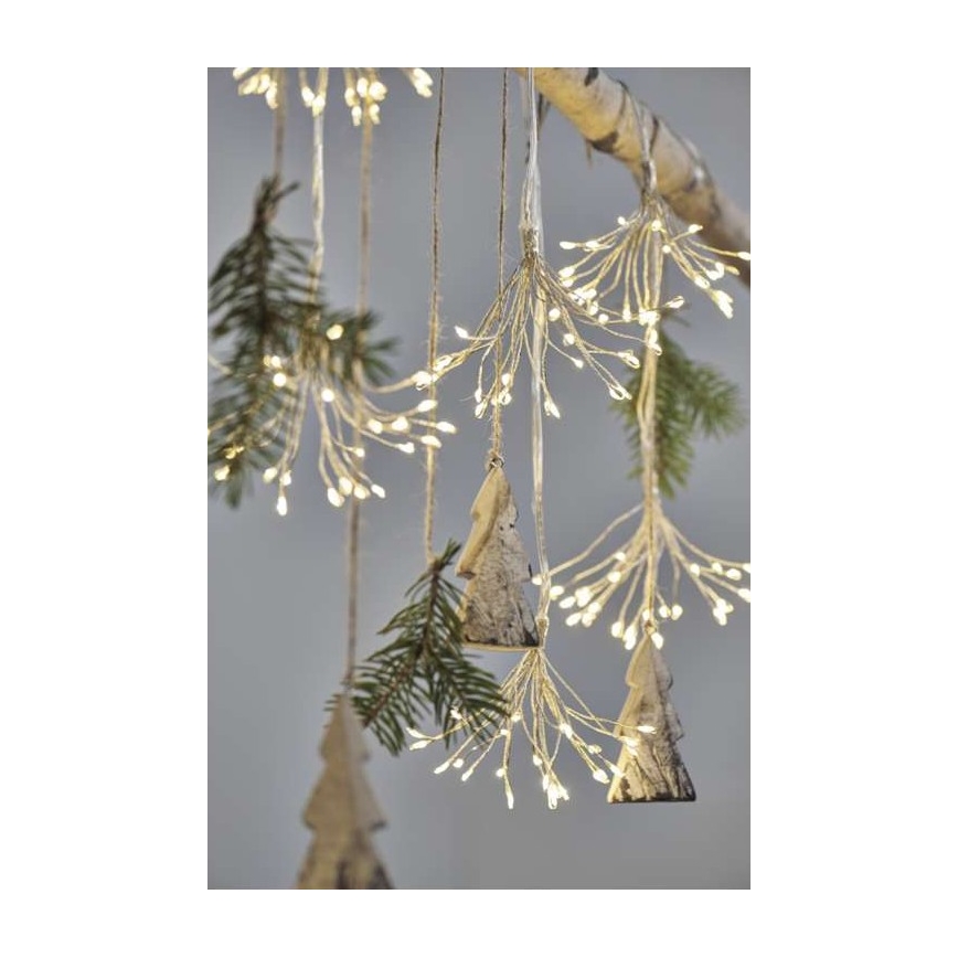 Guirlande de noël LED 150xLED/5,35m blanc chaud