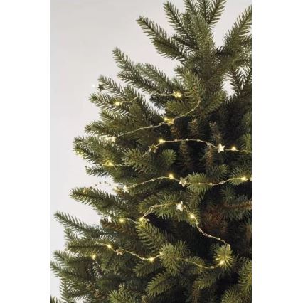 Guirlande de noël LED 20xLED/2xAA 2,2 m blanc chaud