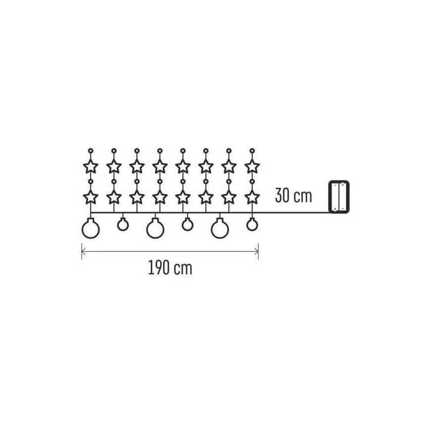 LAC 2 Petite Guirlande Led à Pile (Incluses) 2m 20 LEDs - Guirlandes  Lumineuses D'intérieur Chambre et Noël Blanc Chaud : : Luminaires  et Éclairage