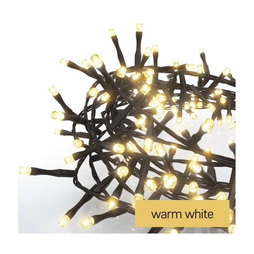 Guirlande de Noël LED 300xLED/11m IP44 blanc chaud
