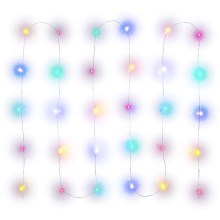Guirlande de noël LED 30xLED/2xAA 3,3m multicolore