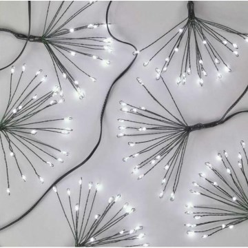 Guirlande de Noël LED 450 LED 8+3 m blanc froid