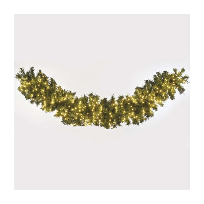 Guirlande de Noël LED 600xLED/17m IP44 blanc chaud