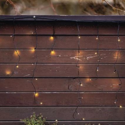 Guirlande de Noël LED d'extérieur 100xLED/2,5x0,9m IP44 blanc chaud