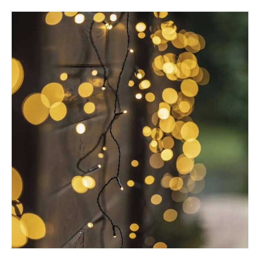 Guirlande de Noël LED d'extérieur 100xLED/2,5x0,9m IP44 blanc chaud