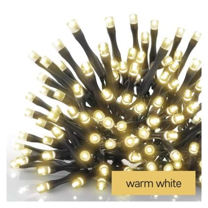 Guirlande de Noël LED d'extérieur 100xLED/2,5x0,9m IP44 blanc chaud