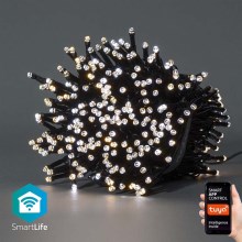Guirlande de Noël LED d'extérieur 400xLED/8 fonctions 25m IP65 Wi-Fi Tuya blanc chaud à froid