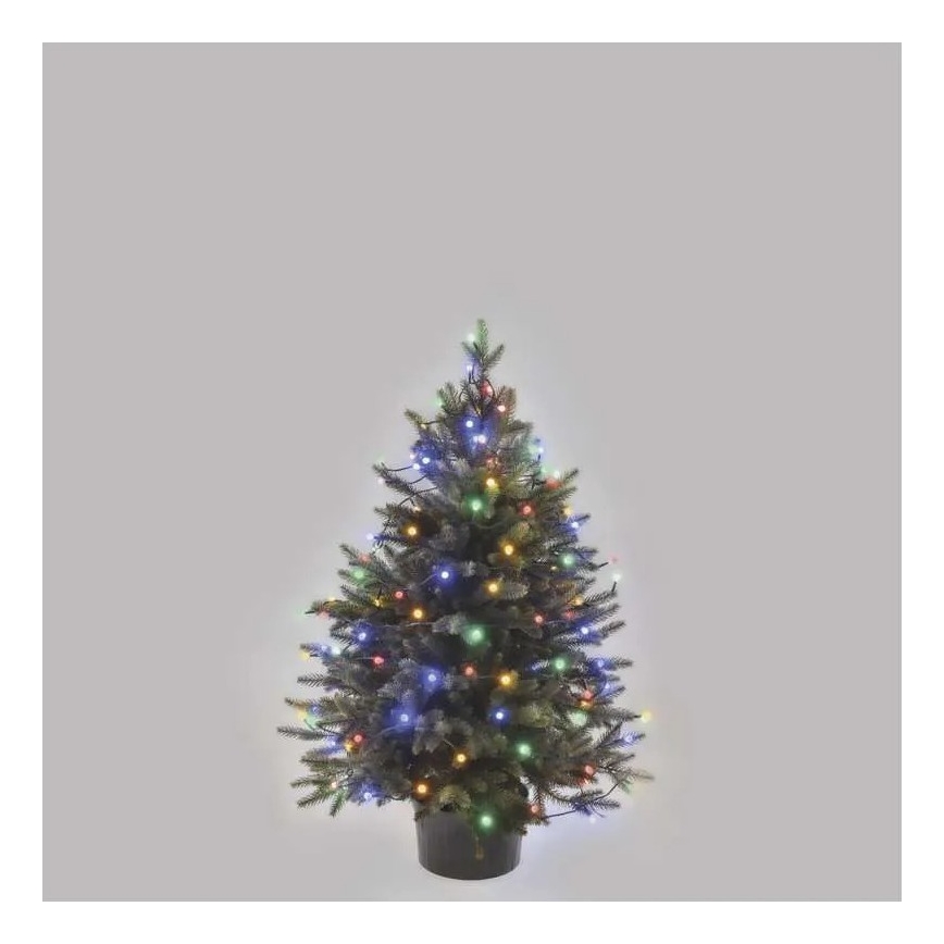 Guirlande de Noël LED d'extérieur 80 LED, 8 fonctions, 13 m, multicolore, IP44