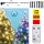 Guirlande de Noël LED extérieur 100xLED 10m IP44 blanc chaud/multicolore + télécommande