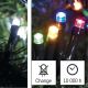 Guirlande de Noël LED extérieur 100xLED/8 modes 15m IP44 blanc froid/multicolore