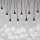 Guirlande de Noël LED extérieur 10xLED/9,5 m IP44 blanc froid