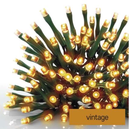 Guirlande de Noël LED extérieur 120xLED/17m IP44 vintage