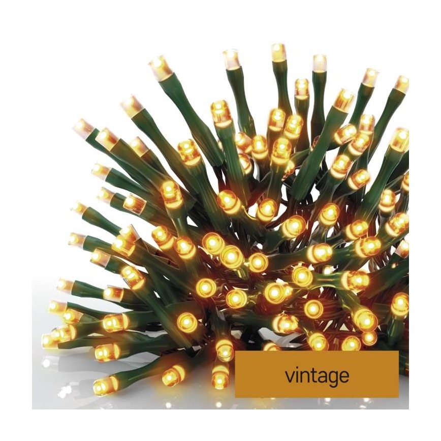 Guirlande de Noël LED extérieur 120xLED/17m IP44 vintage