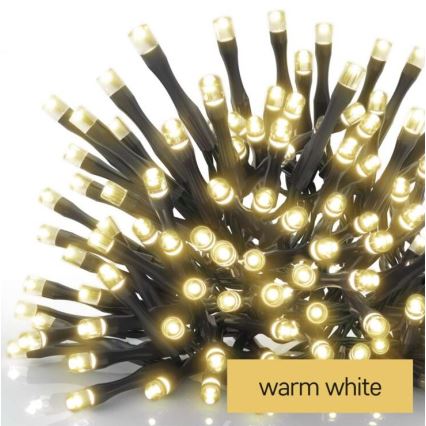 Guirlande de Noël LED extérieur 120xLED/8,9m IP44 blanc chaud