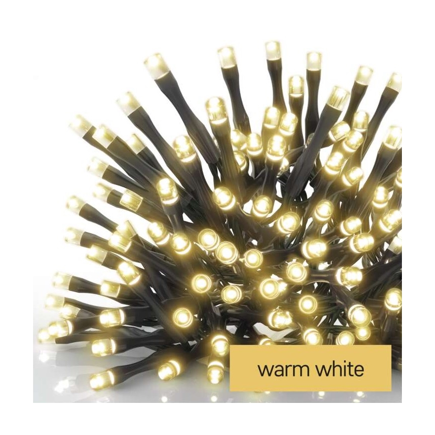 Guirlande de Noël LED extérieur 120xLED/8,9m IP44 blanc chaud