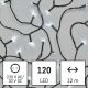Guirlande de Noël LED extérieur 120xLED/8 modes 17m IP44 blanc froid