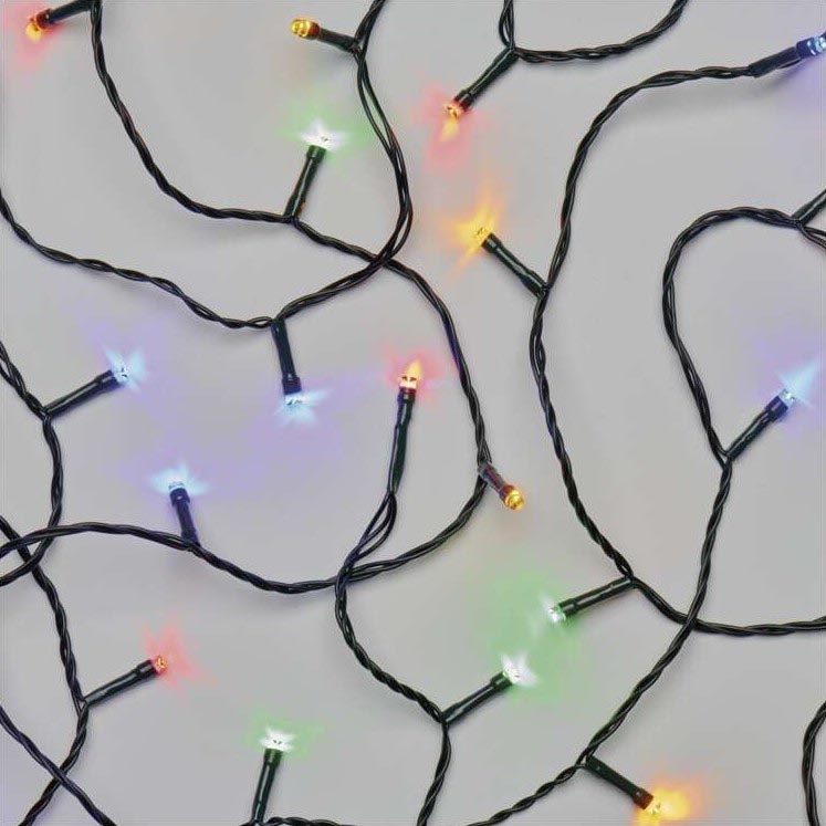 Guirlande Lumineuse Extérieur 200 M - 2000 LED Multicolores IP44 Étanche | 8 Modes, Câble Vert | Pour Noël, Jardin, Fête