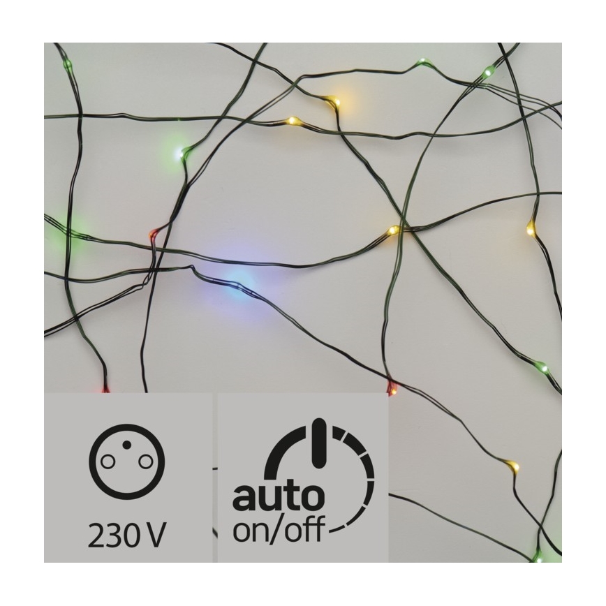Guirlande de Noël LED extérieur 150xLED 20m IP44 multicolore