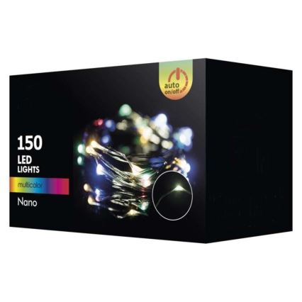 Guirlande de Noël LED extérieur 150xLED 20m IP44 multicolore