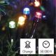Guirlande de Noël LED extérieur 200xLED/11,5m multicolore