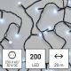 Guirlande de Noël LED extérieur 200xLED/25m IP44 blanc chaud