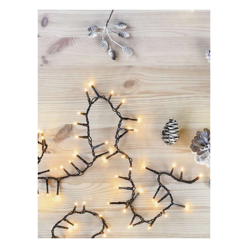 Guirlande de Noël LED extérieur 300xLED/11m IP44 vintage