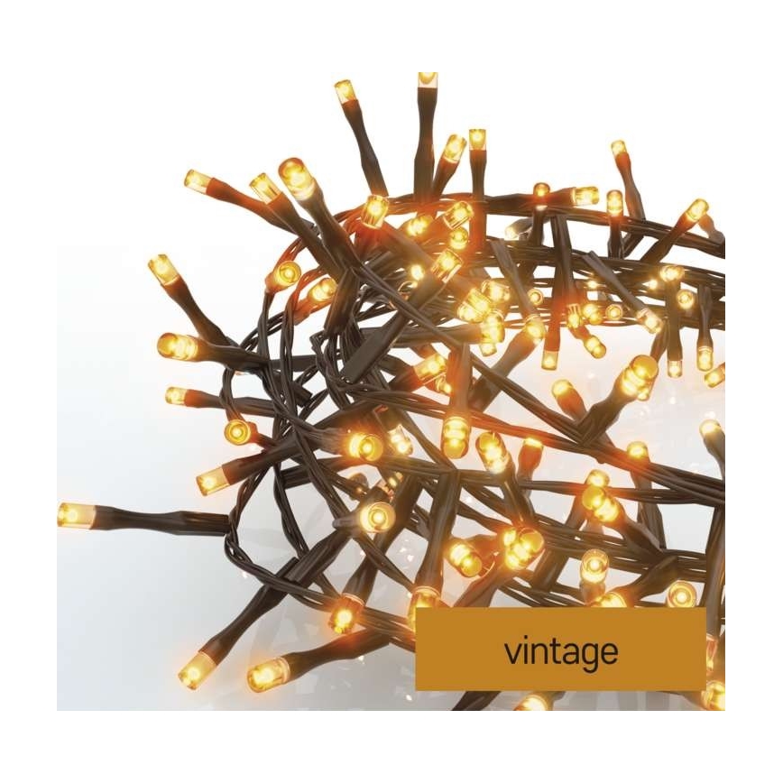 Guirlande de Noël LED extérieur 300xLED/11m IP44 vintage