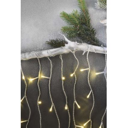 Guirlande de Noël LED extérieur 300xLED/8 modes 10m IP44 blanc chaud + télécommande