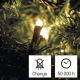 Guirlande de Noël LED extérieur 40xLED/3,3m IP44 blanc chaud