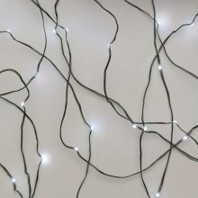 Guirlande de Noël LED extérieur 40xLED 9m IP44 blanc froid